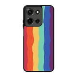 Pride Rainbow Stripes Motorola Moto G 5G 2025 Case OV5195