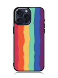 Pride Rainbow Stripes iPhone 15 Pro Max Case