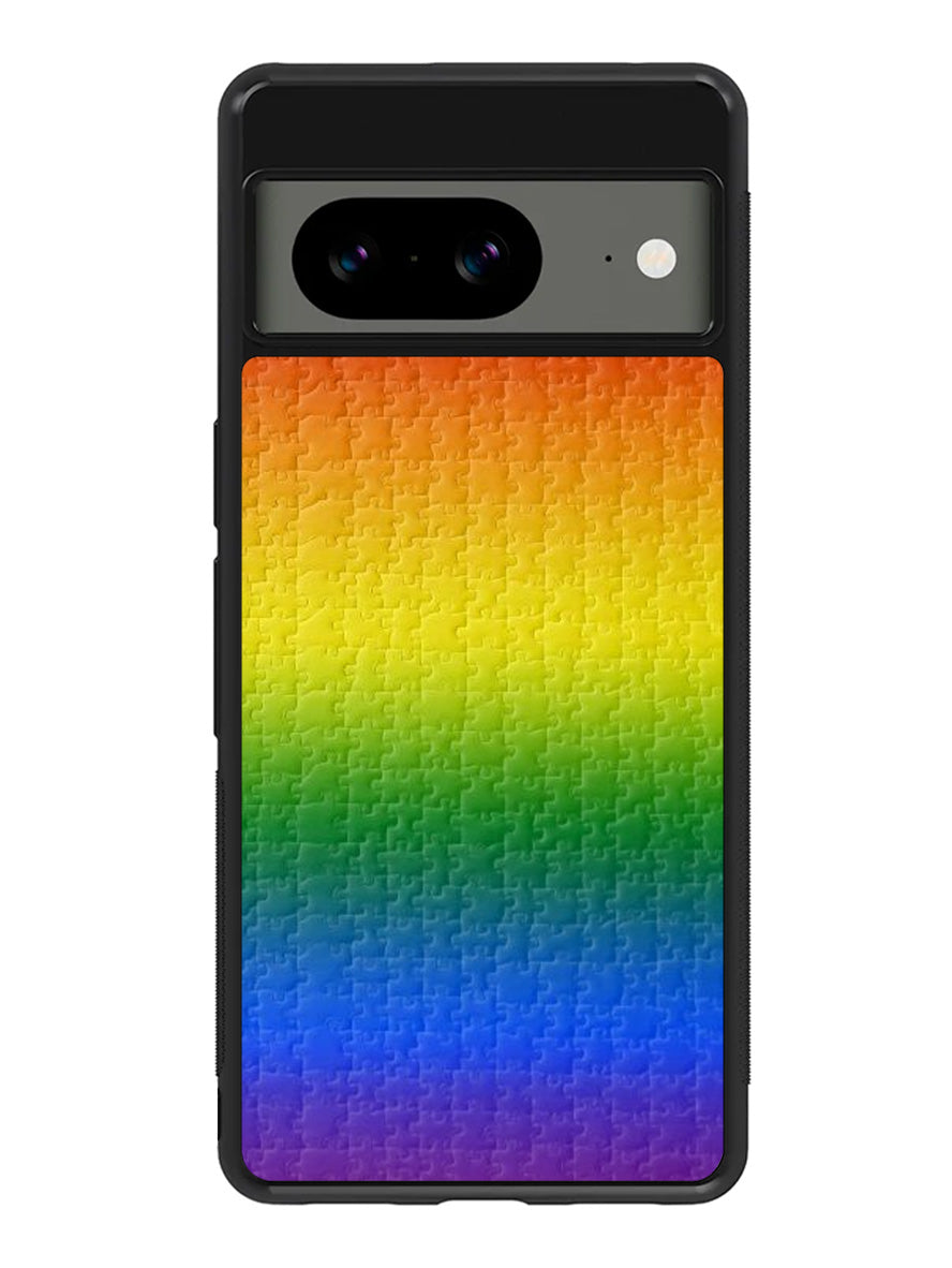 Puzzle Rainbow Google Pixel 8 Case QC8577