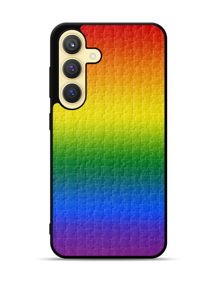 Puzzle Rainbow Samsung Galaxy S25 5G Case OV8577