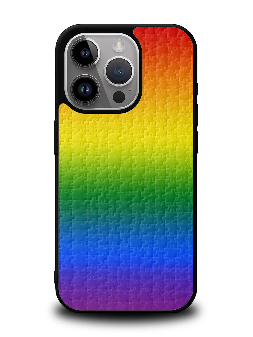 Puzzle Rainbow iPhone 15 Pro Case OV8577