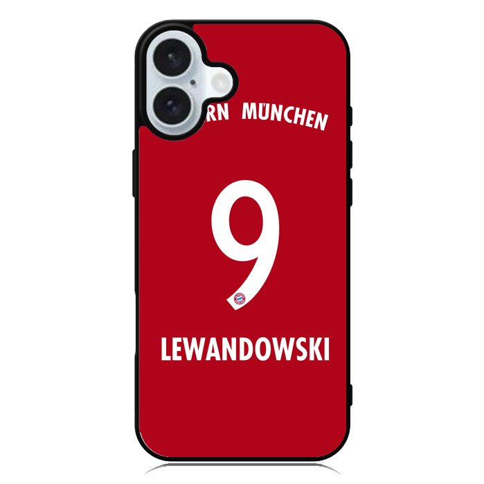 Lewandowski Bayern Munchen iPhone 16 Plus Case QC8587