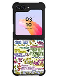 Disney Song Lyrics Samsung Galaxy Z Flip 5 5G 2023 Case OV4702