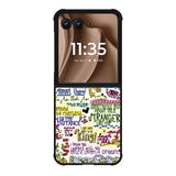 Disney Song Lyrics Motorola Moto RAZR Plus 2025 Case OV4702