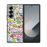 Disney Song Lyrics Samsung Galaxy Z Fold 7 5G Case QC4702