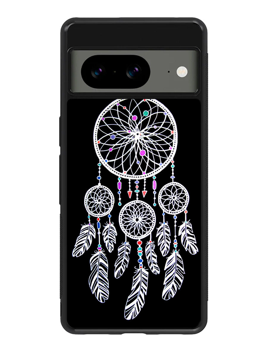 Black Dream Catcher Google Pixel 8A Case QC4163