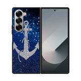 Blue Glitters Anchor Samsung Galaxy Z Fold 7 5G Case QC4188