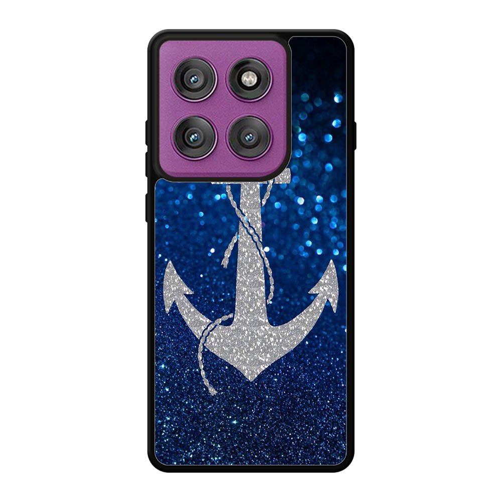 Blue Glitters Anchor Motorola Moto Edge 60 Pro Case QC4188