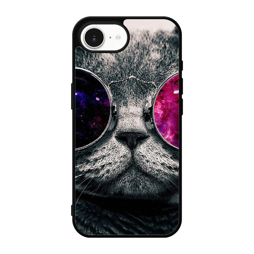 Cat Glasses iPhone 17e Case QC4396