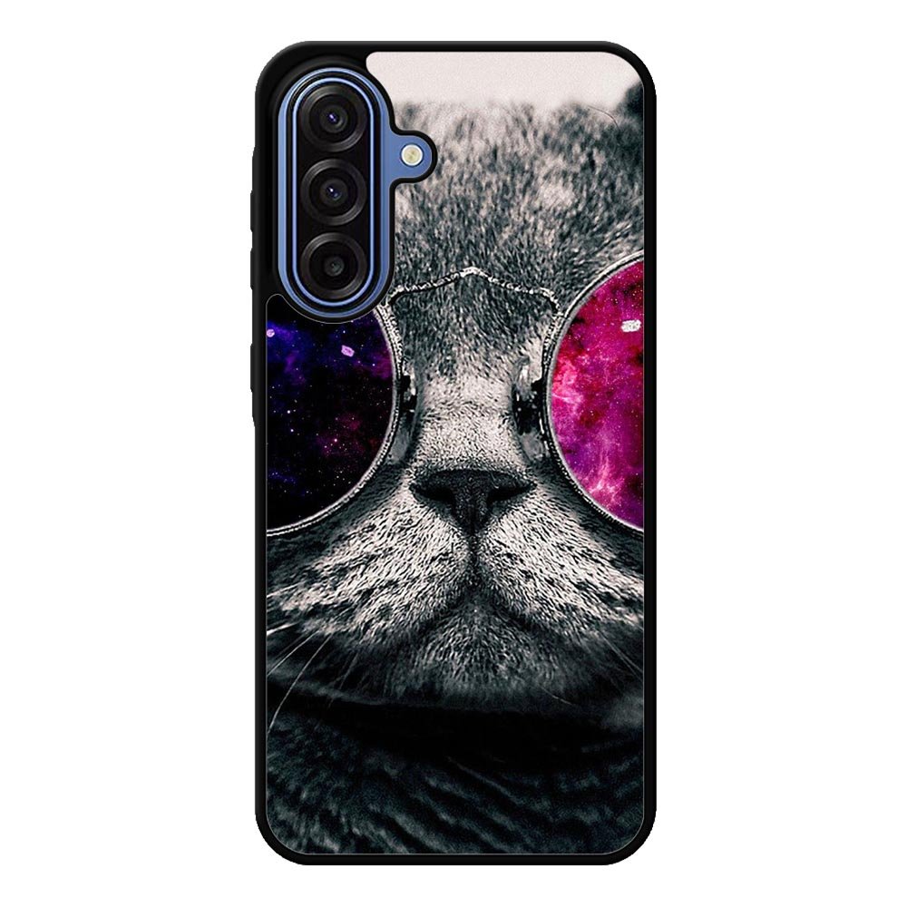 Cat Glasses Samsung Galaxy A17 Case QC4396