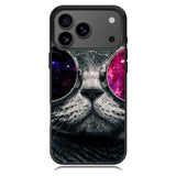 Cat Glasses iPhone 17 Pro Case OV4396