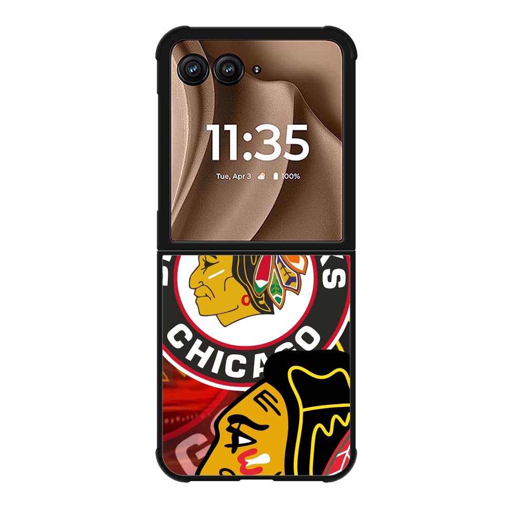 Chicago Blackhawks Logo Motorola Moto RAZR Plus 2025 Case OV4462