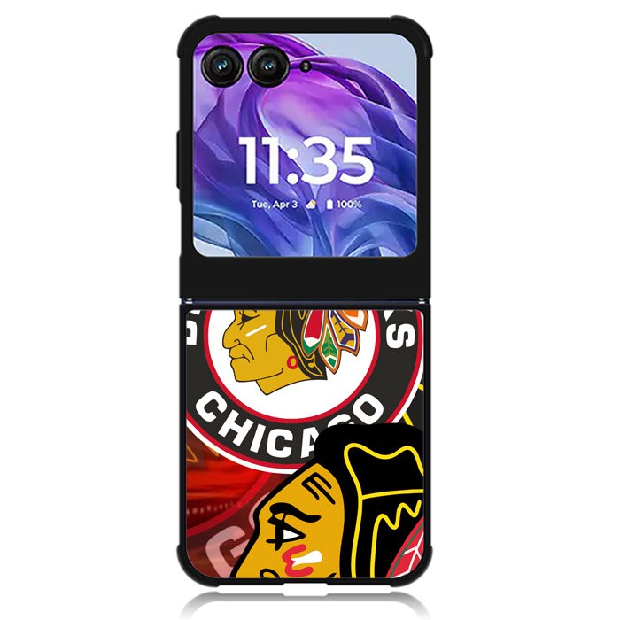 Chicago Blackhawks Logo Motorola Moto Razr Plus 2024 , Moto Razr+ 2024 Case OV4462