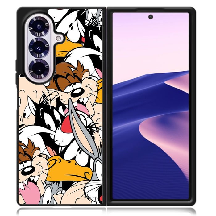 Looney Tunes Character Samsung Galaxy Z Fold 7 Case OV3452