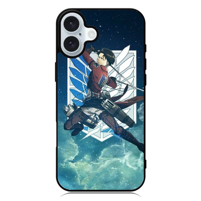 Levi Ackerman Attack on iPhone 16 Case QC3505