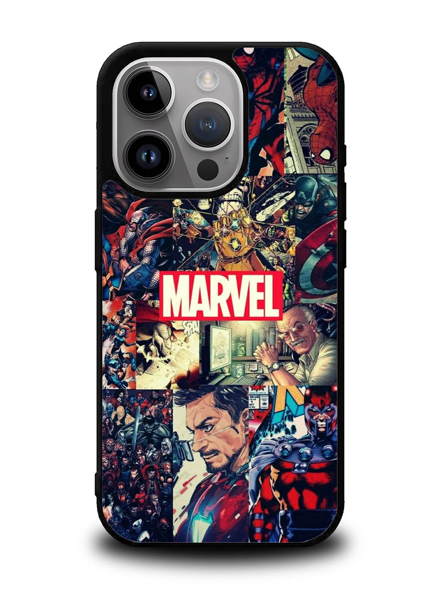 Marvel Comic Heroes iPhone 15 Pro Case OV3351