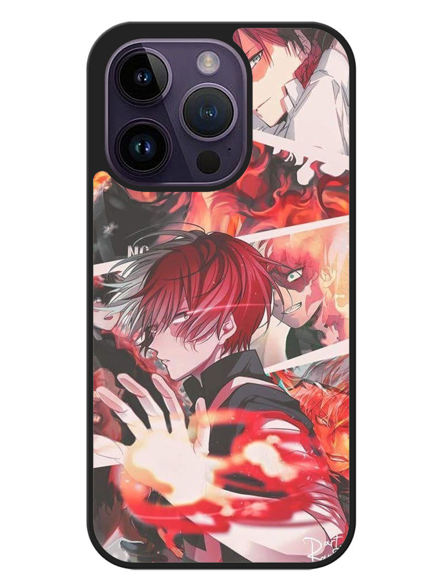 Shoto Todoroki BNHA iPhone 14 Pro Case OV0708