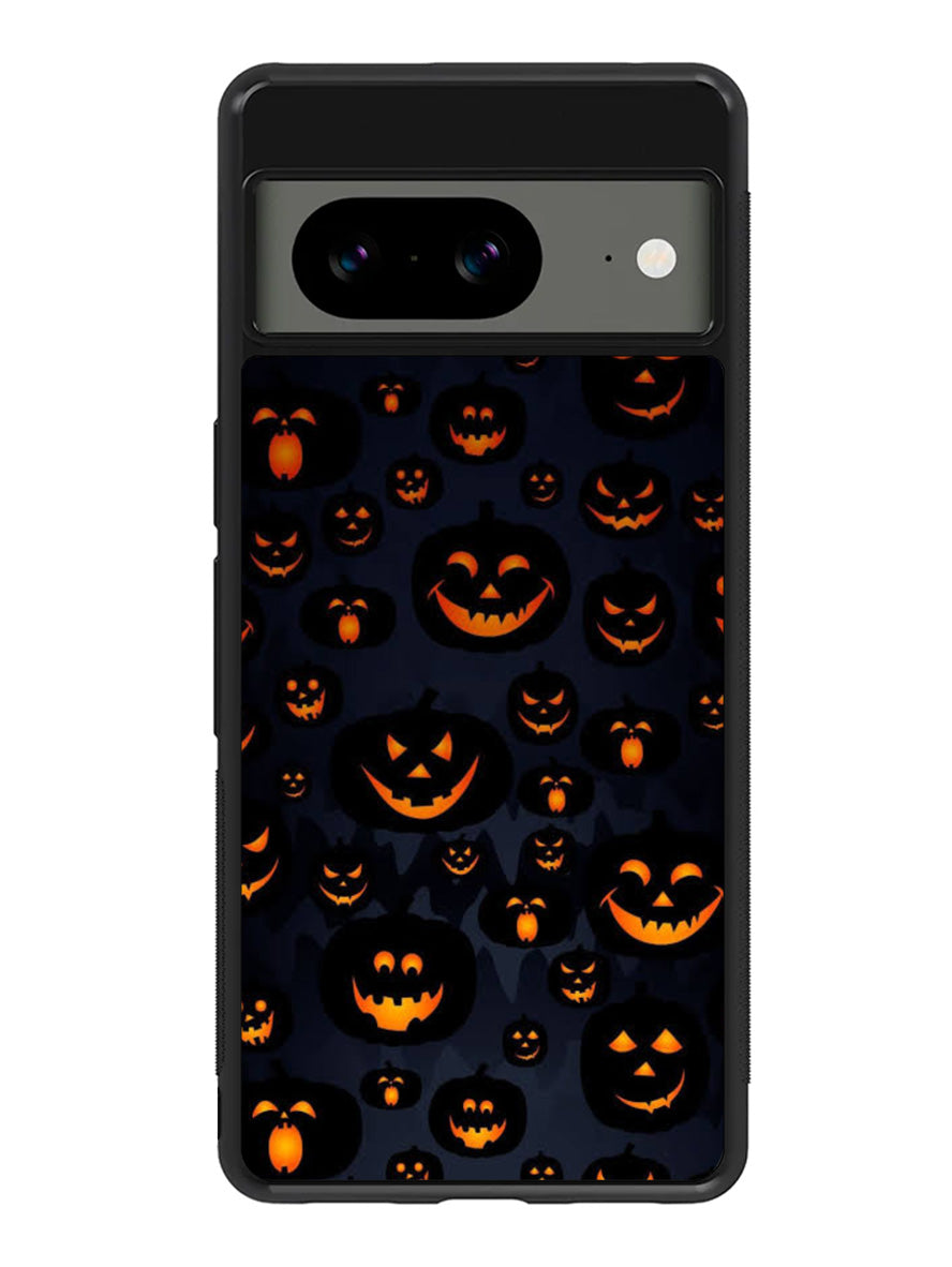 Scary Halloween Pumpkin Masks Google Pixel 8 Case QC2654