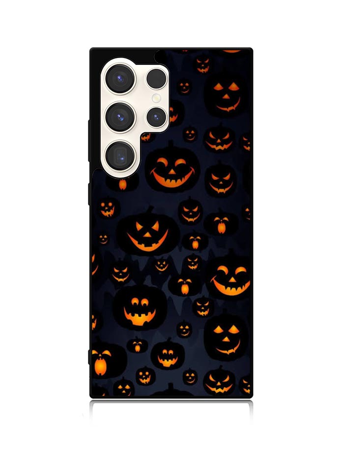 Scary Halloween Pumpkin Masks Samsung Galaxy S23 Ultra 5G Case QC2654