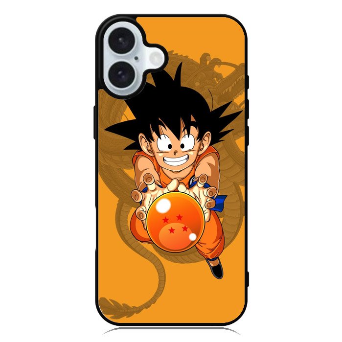 Son Goku and the Dragon Ball iPhone 16 Plus Case QC2545