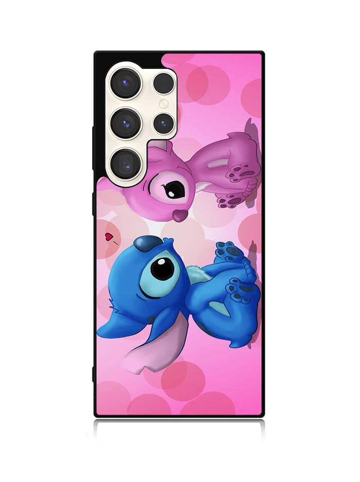 Stitch Pink And Blue 2nd Samsung Galaxy S25 Ultra 5G Case