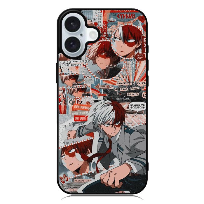 Todoroki Shouto iPhone 16 Case QC2203