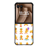 Duck Character Cute Motorola Moto RAZR Plus 2025 Case OV4789