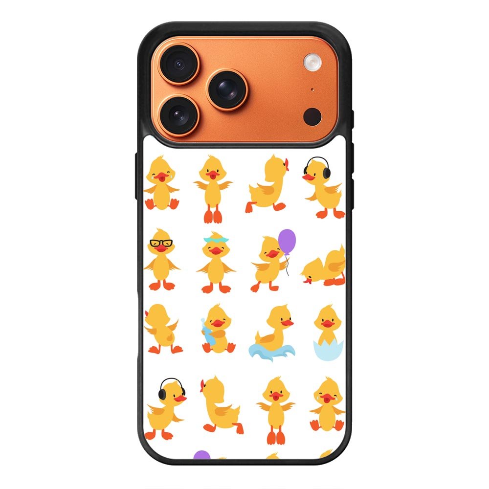 Duck Character Cute iPhone 17 Pro Case OV4789