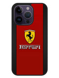 Ferrari Chrome Logo iPhone 14 Pro Case