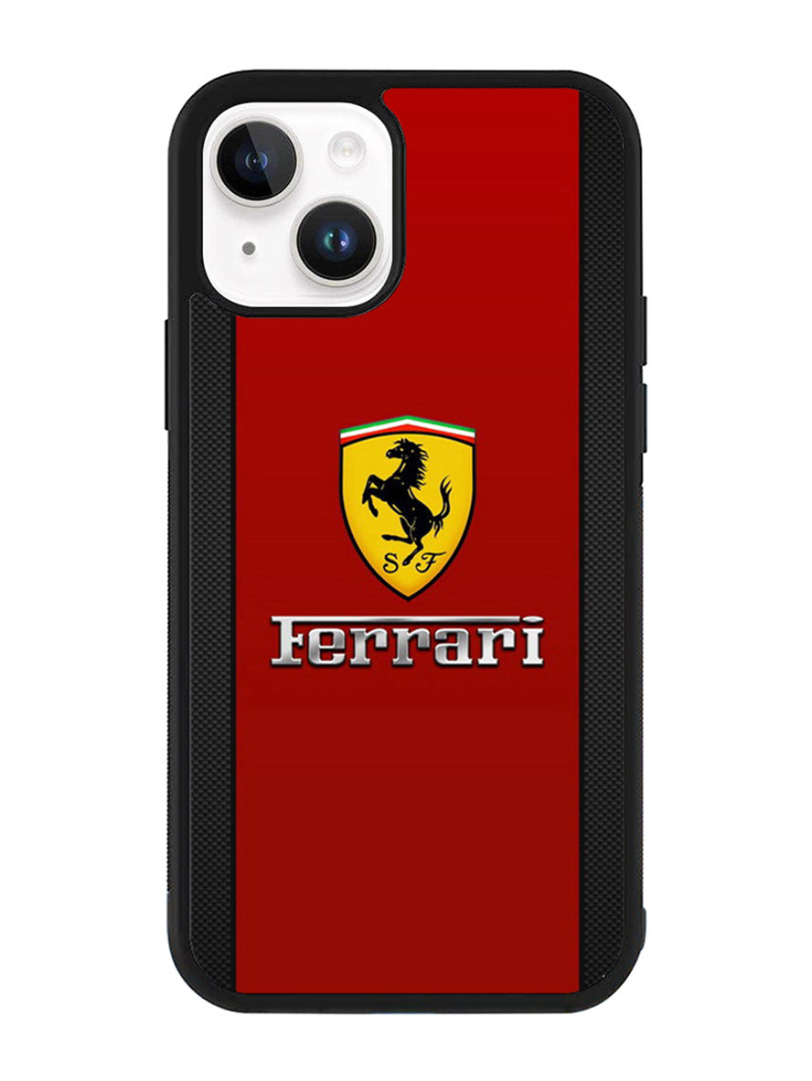 Ferrari Chrome Logo iPhone 15 Case OV4831