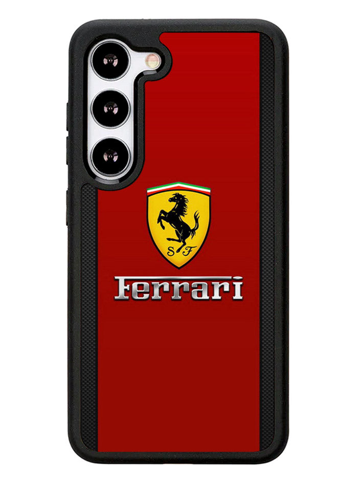 Ferrari Chrome Logo Samsung Galaxy S23 Plus 5G / Samsung Galaxy S23+ 5G Case