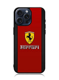 Ferrari Chrome Logo iPhone 15 Pro Max Case OV4831