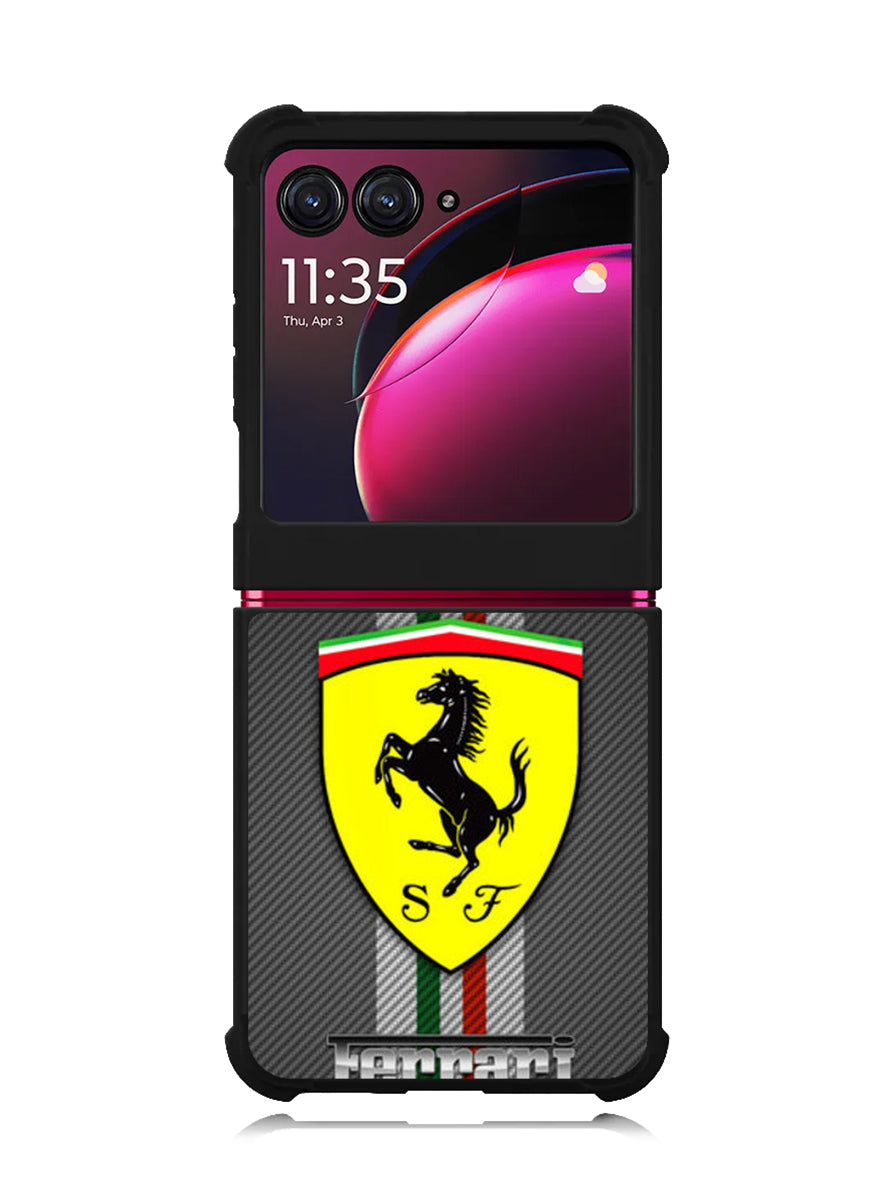 Ferrari Logo 2nd Motorola Moto Razr Plus 2023 , Moto Razr+ 2023 Case
