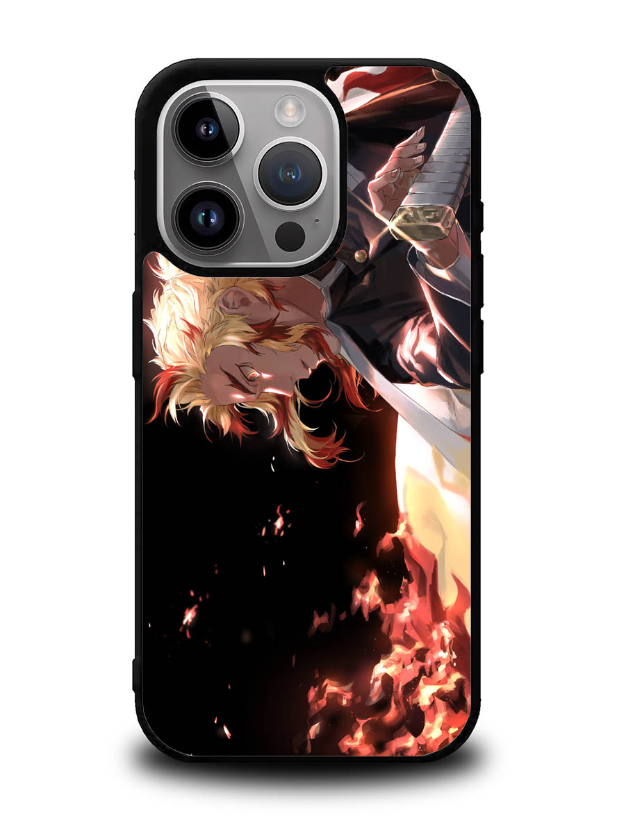 Flame Pillar Rengoku Kyoujurou iPhone 14 Pro Case QC4877