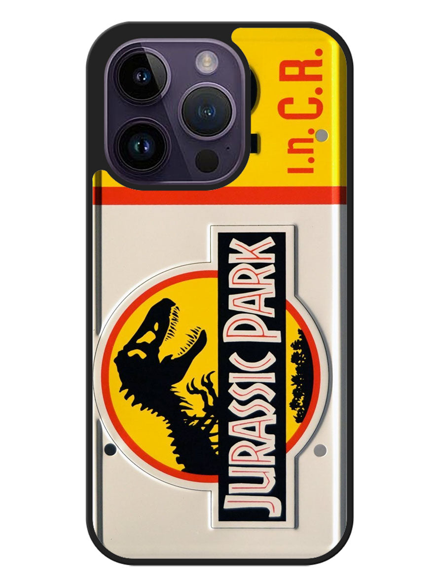 Jurassic Park Jeep License iPhone 14 Pro Max Case