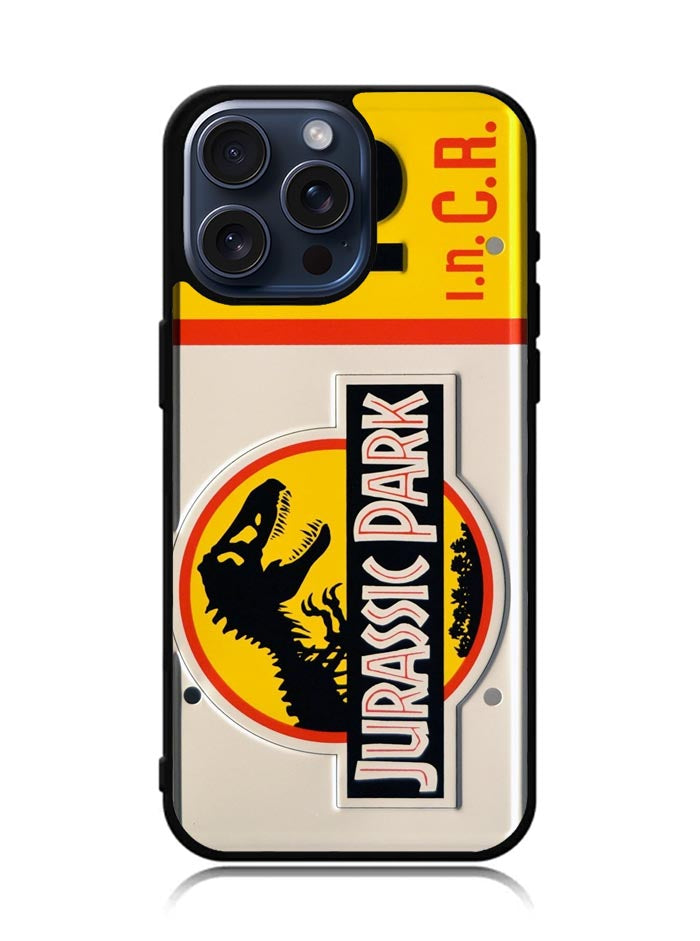 Jurassic Park Jeep License iPhone 15 Pro Max Case