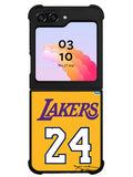 Lakers 24 Samsung Galaxy Z Flip 5 5G 2023 Case