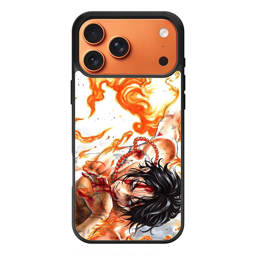 One Piece Fire iPhone 17 Pro Max Case OV2985