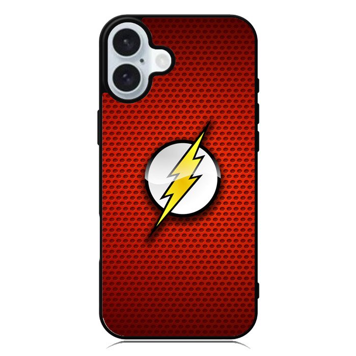 The Flash Logo iPhone 16 Case QC2249