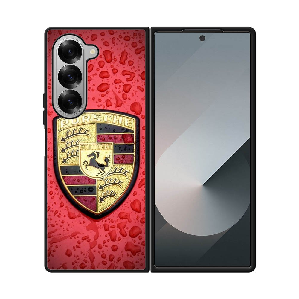 Porsche Car Logo Samsung Galaxy Z Fold 7 5G Case OV2841