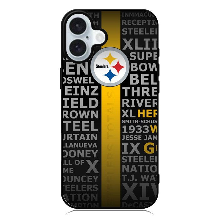 Pittsburgh Steelers Name iPhone 16 Case QC2884