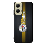 Pittsburgh Steelers Carbon Metal Motorola Moto G Stylus 5G 2024 Case OV2875