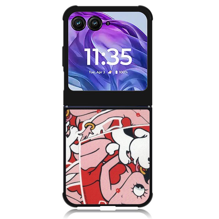 Vintage betty boop Motorola Moto Razr Plus 2024 , Moto Razr+ 2024 Case OV2053