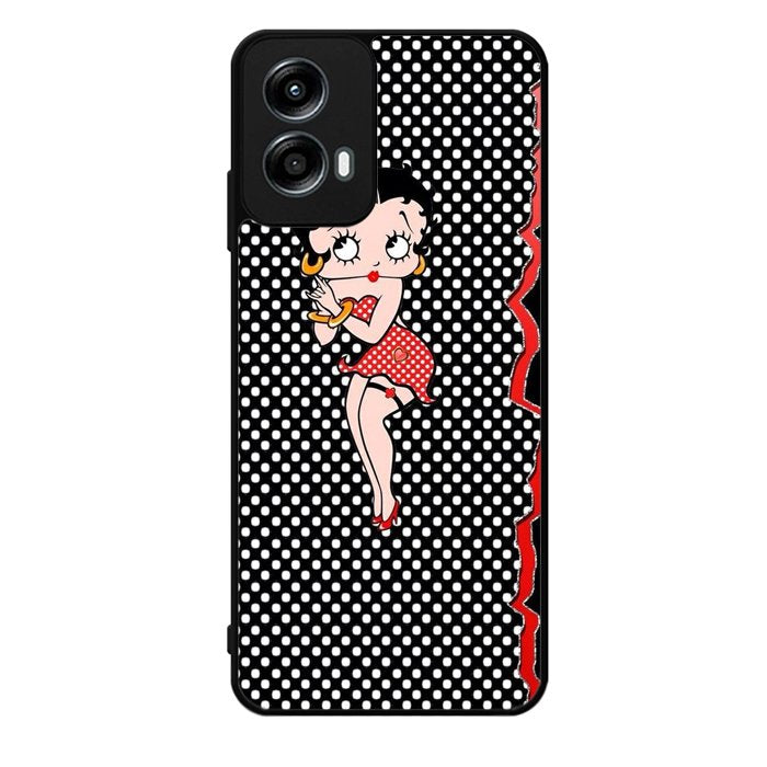Cartoon Character Betty Boop Motorola Moto G Play 2024 Case OV4406