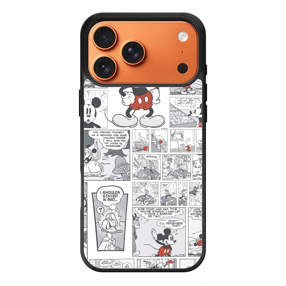 Disney Mickey Comic Cartoon Childrens iPhone 17 Pro Case QC4715