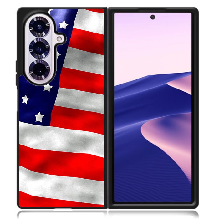 American Flag Samsung Galaxy Z Fold 7 Case OV3785
