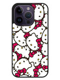 Hello Kitty Face Pattern iPhone 14 Pro Case OV5206