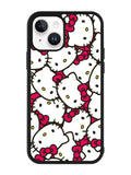 Hello Kitty Face Pattern iPhone 15 Plus Case OV5206