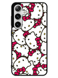 Hello Kitty Face Pattern Samsung Galaxy S25 5G Case