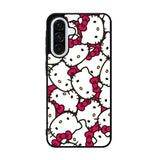 Hello Kitty Face Pattern Samsung Galaxy A36 Case OV1223